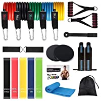 AIH Profit Set-Kit de Gimnasio- Deporte y Ejercicio en Casa - Bandas Elásticas Musculación -5 Gomas Elásticas Fitness…